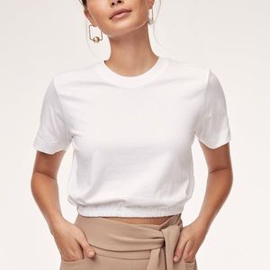 Aritzia green crop top